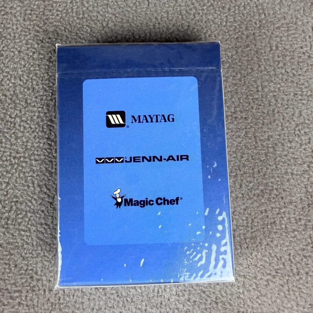Vintage Maytag Builder Direct Playing Cards Sealed Deck JennAir Magic Chef Promo